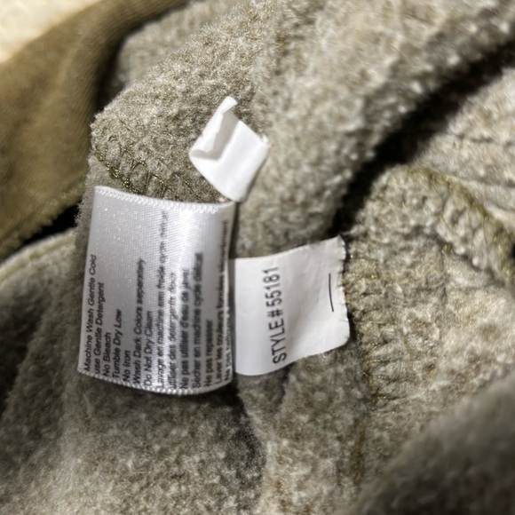 Vintage Y2K Fox Olive Green Zip-Up Hoodie - Picture 6 of 6